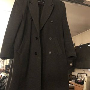 CHARCOAL GRAY MEN’S PEACOAT